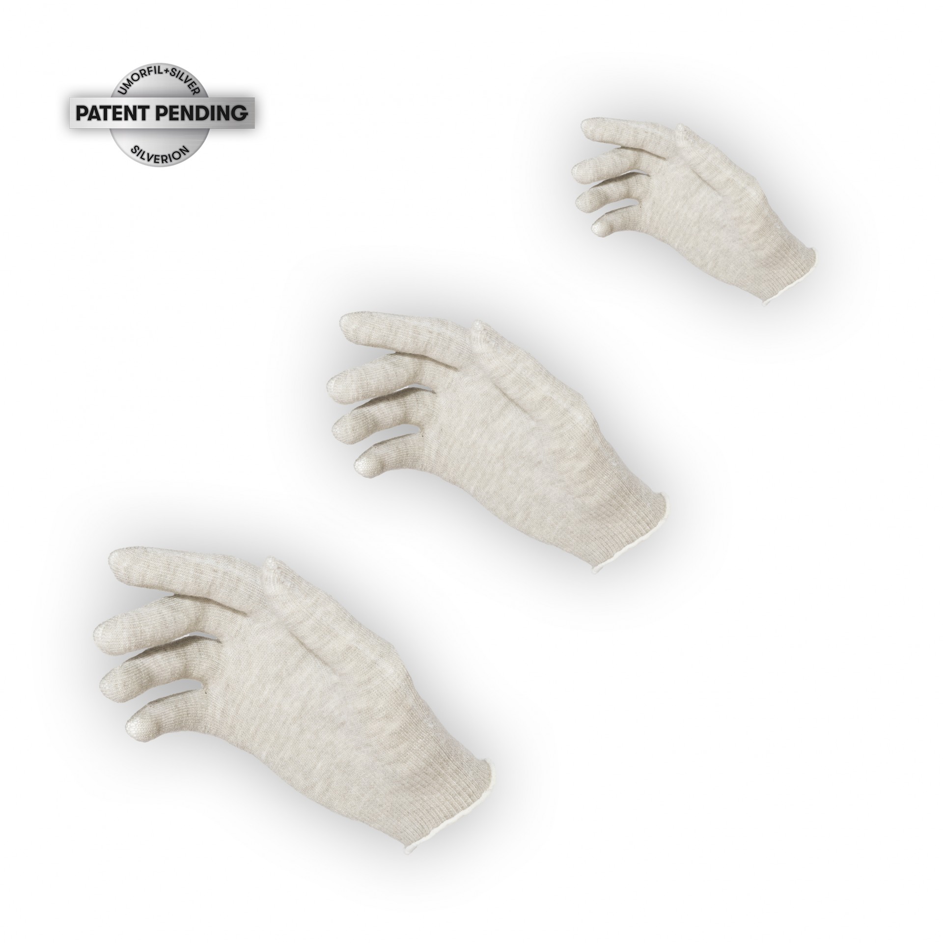 Umorfil-Silver Combined Antibacterial-Antifungal Gloves